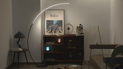 Nordic Style LED Arc Floor Lamp