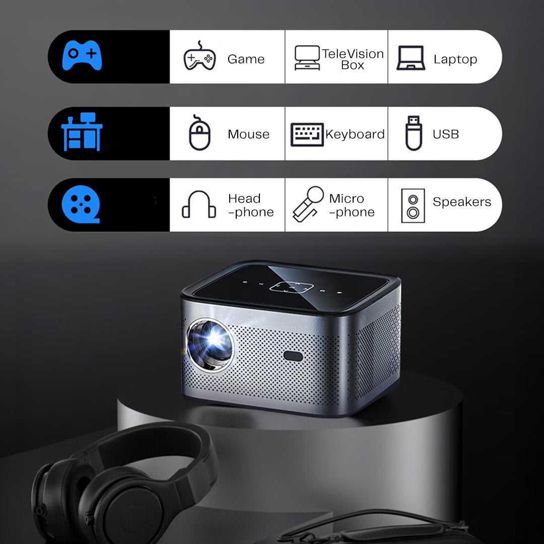 Rotai Smart LED Projectors 4K