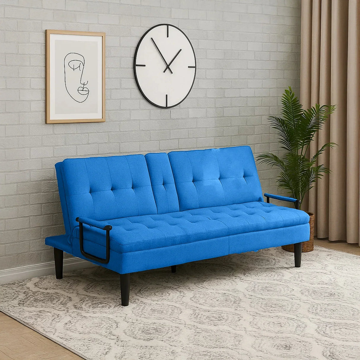 Buy Affordable Casa Bellare Convertible Sofa Bed in Dubai - UAE | Cheap Price Buy cheap and affordable sofas, chairs, lights, lamps, and home decor items online at factory wholesale prices in Dubai, Sharjah, Abu Dhabi, and across the UAE.