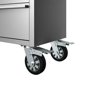 Thor 72 Inch 15-Drawer Mobile Workbench in Stainless Steel – Showroom Display Unit