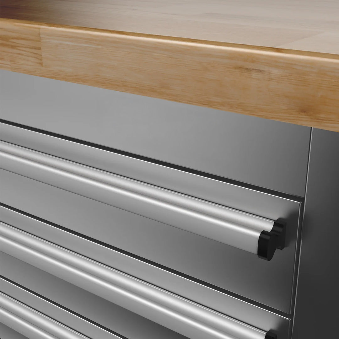 Thor 72 Inch 15-Drawer Mobile Workbench in Stainless Steel – Showroom Display Unit