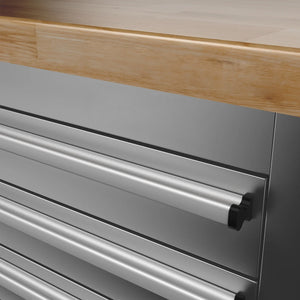 Thor 72 Inch 15-Drawer Mobile Workbench in Stainless Steel – Showroom Display Unit