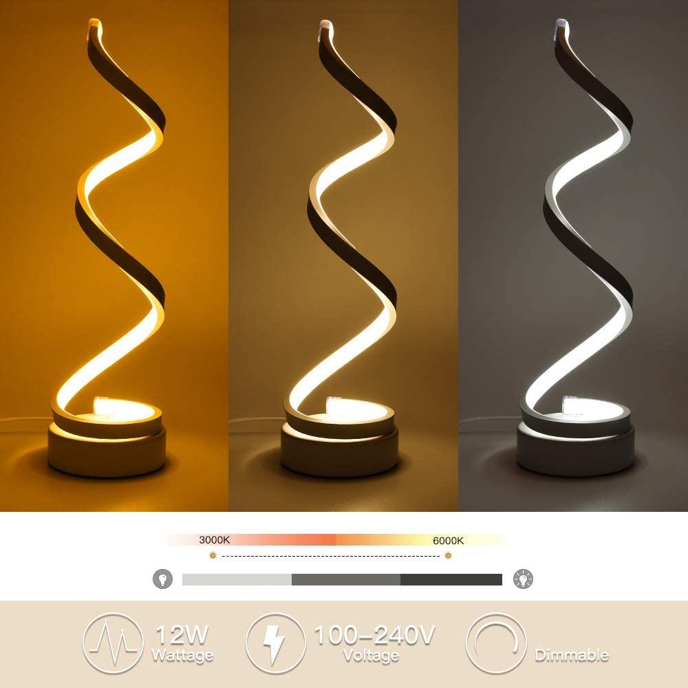 Spiral led deals lamp