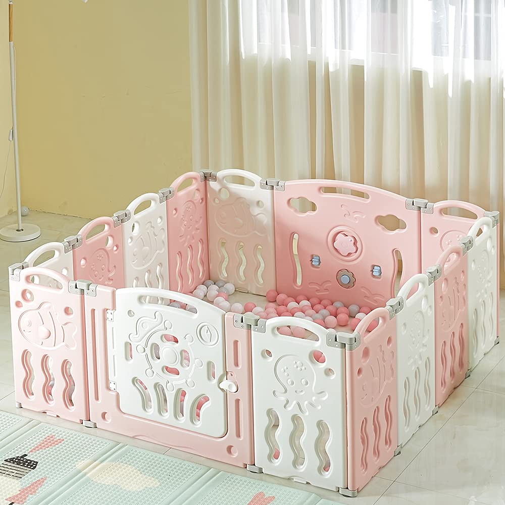 Marine Theme Foldable Baby Playpen - 14 Panels - Buy Marine Theme Foldable Baby Playpen - 14 Panels in Dubai - HOCC Dubai - Baby playground outdoor - Shop baby product - Shop Pet product - shop home decor and lighting in Dubai - HOCC Dubai - Baby playgrou
