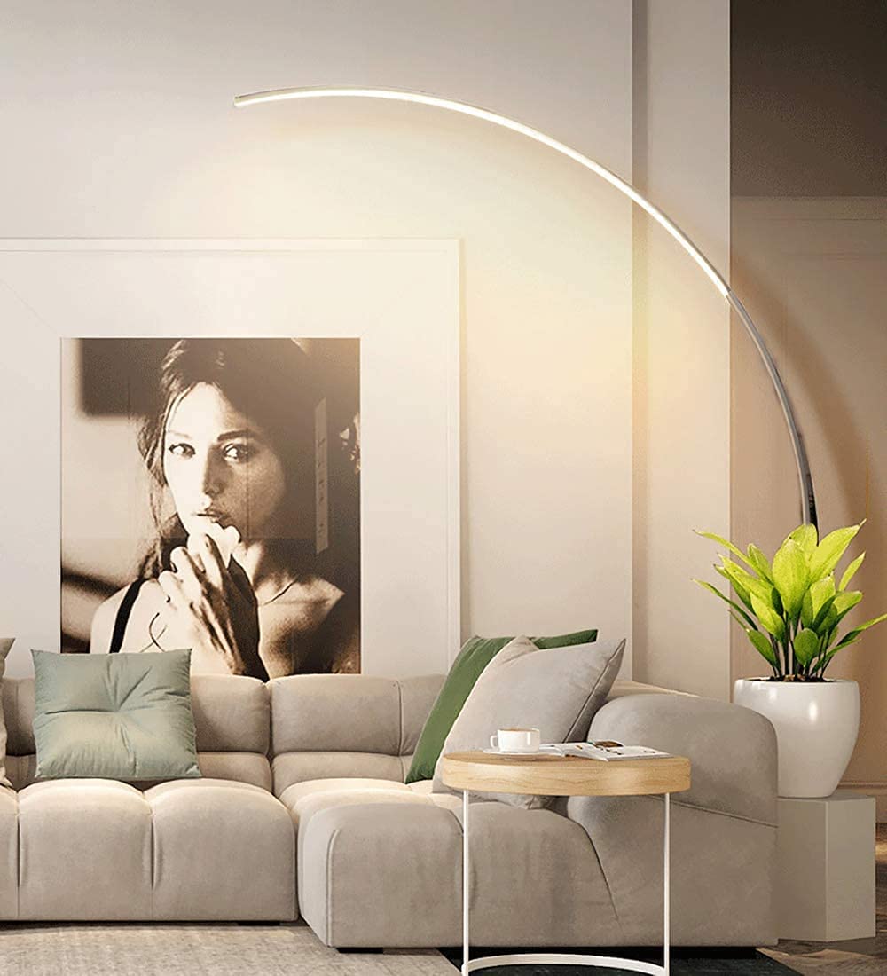 Nordic Style LED Arc Floor Lamp