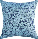 Sprinkles rustic pillow Blue