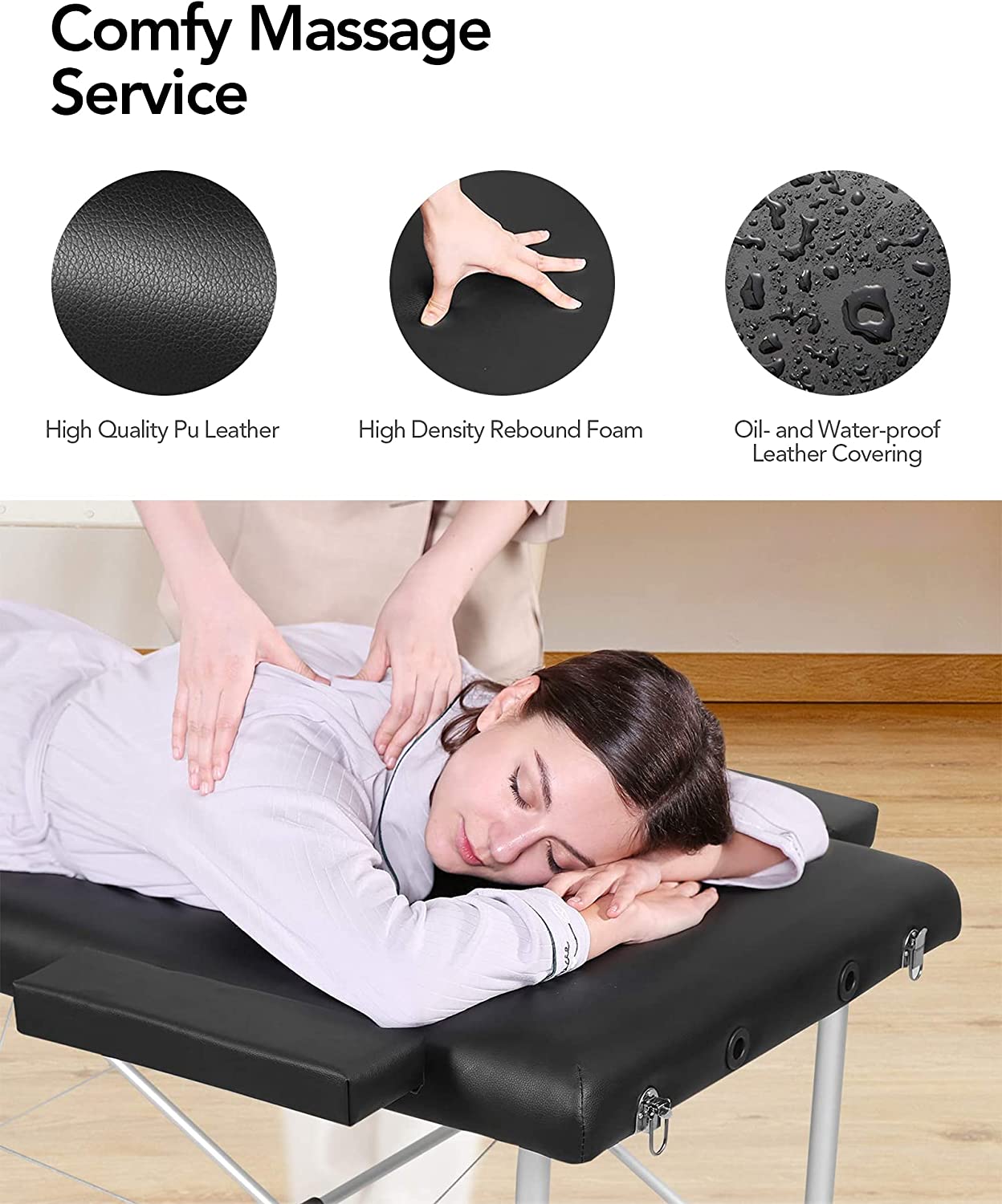 Portable Two Foldable Professional Massage Bed - HOCC