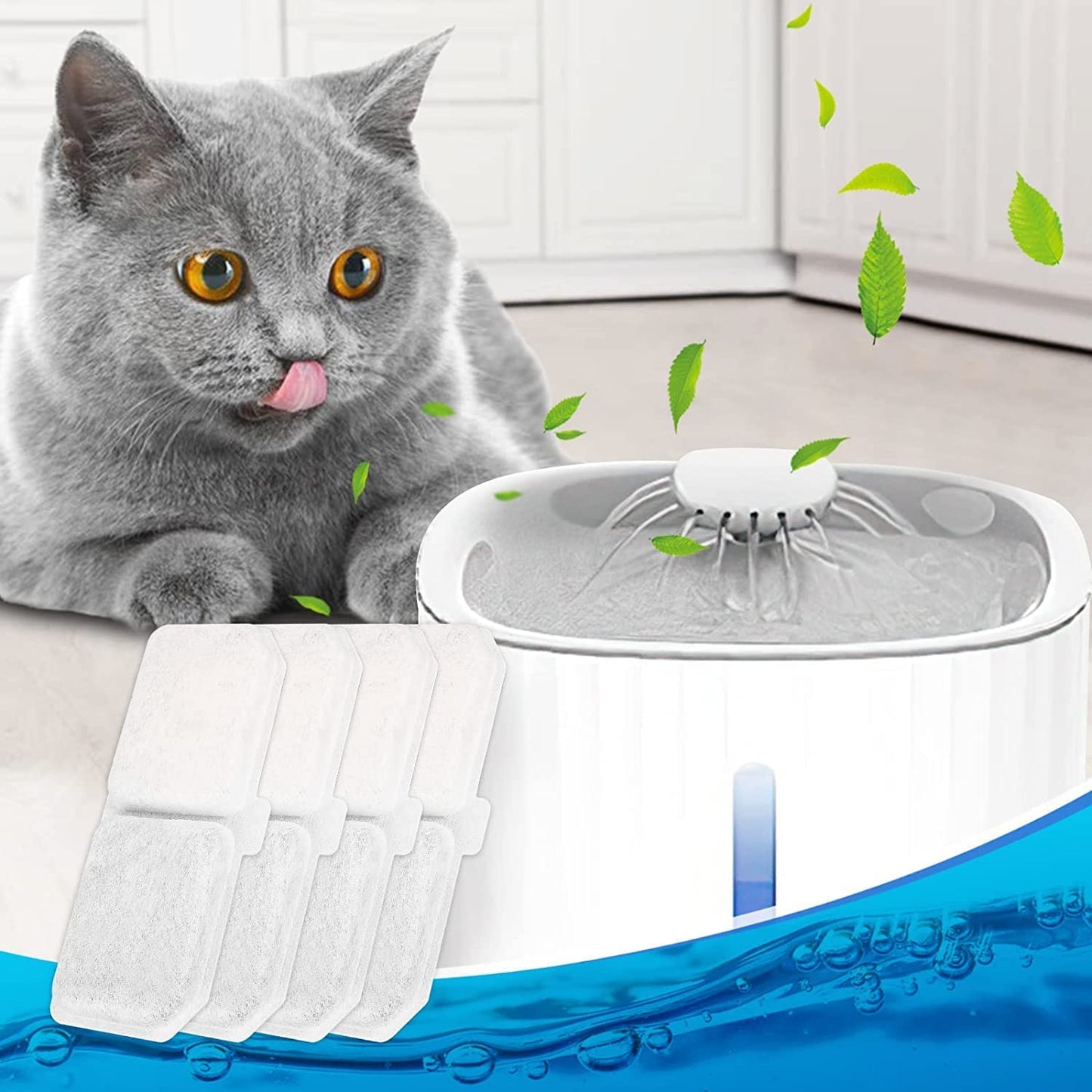 Cat Water Fountain Filters compatible with 3L