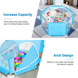 Durable Baby Fence Plastic without ocean ball
