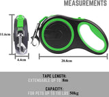 Retractable Dog Leash 8M with Anti-Slip Handle