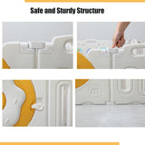 14 panel Foldable Donut playpen for Child safety