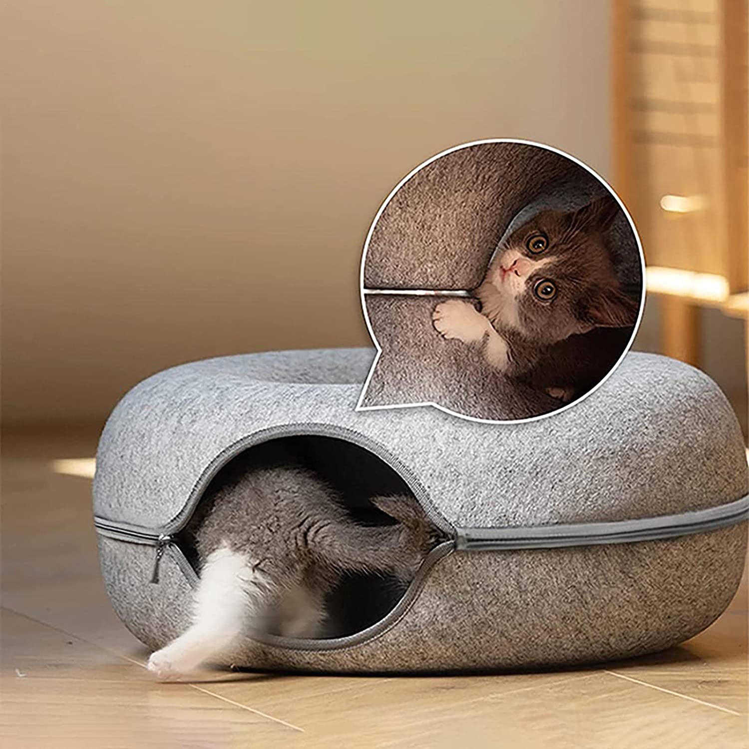 Cat Tunnel Bed for Indoor Cat - Buy Cat Tunnel Bed for Indoor Cat in Dubai - HOCC Dubai - Baby playground outdoor - Shop baby product - Shop Pet product - shop home decor and lighting