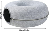 Cat Tunnel Bed for Indoor Cat